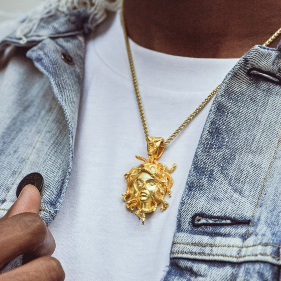 Medusa Statue Pendant