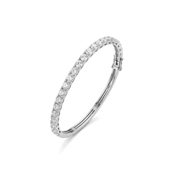 White gold diamond tennis bracelet