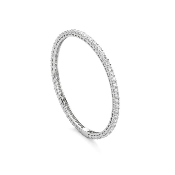 White gold diamond tennis bracelet